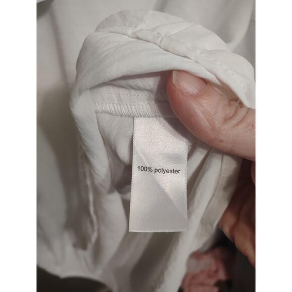 Maurices Ivory Popover Blouse XXL Classic Minimalist Business‎ Angelcore Casual - Picture 3 of 6